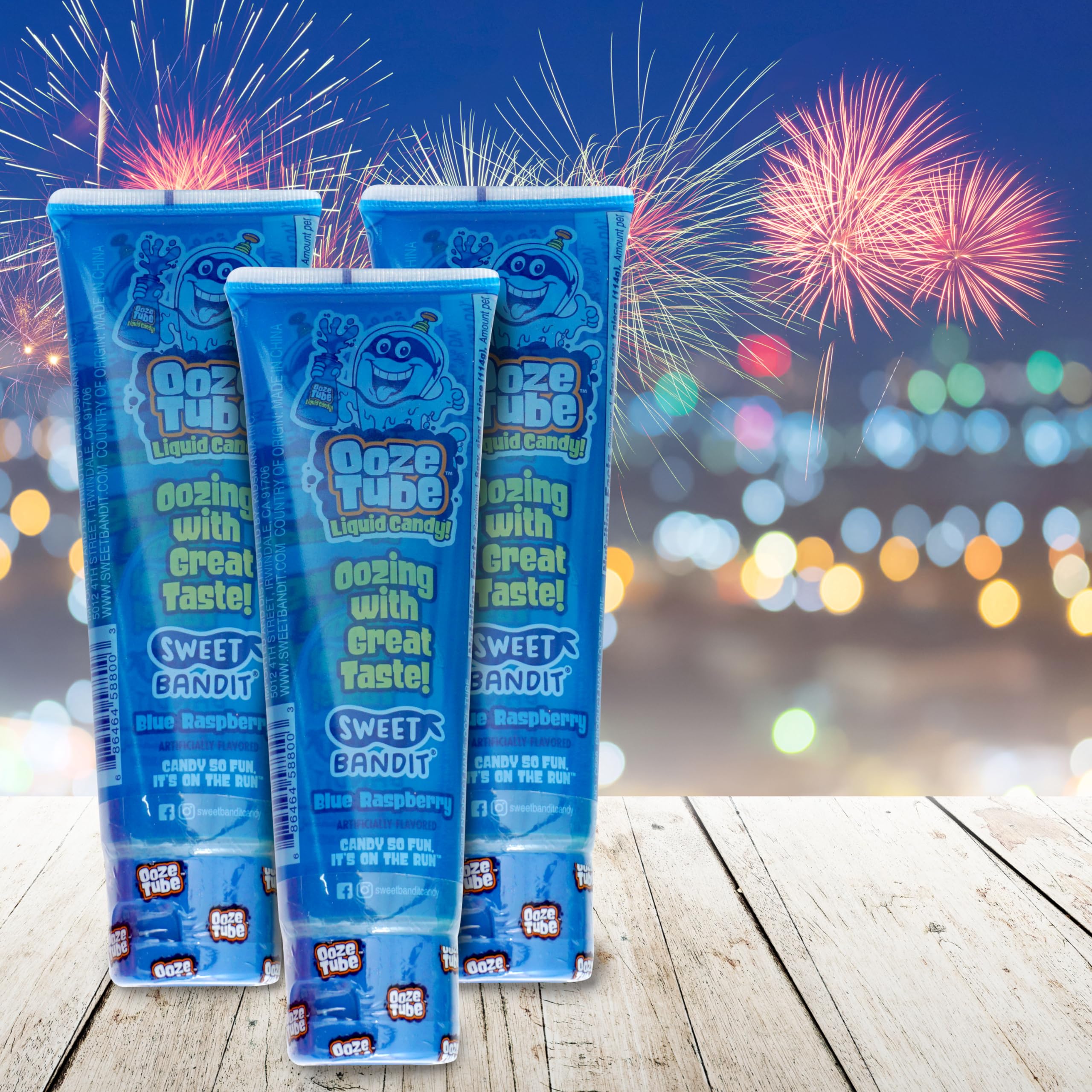 Amazon.com : Ooze Tube Liquid Candy Blue Raspberry, 4 Ounce Each